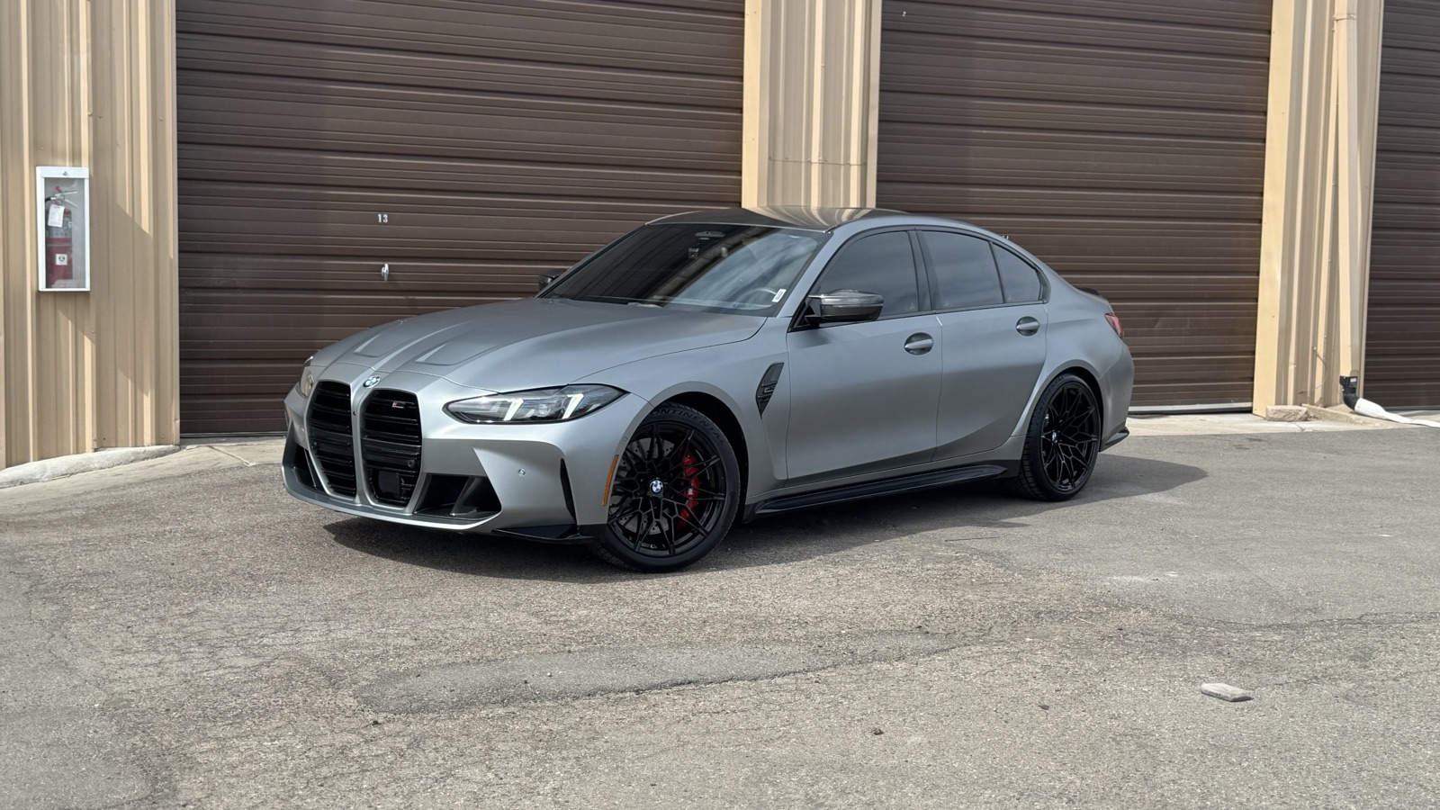 BMW M3 Competition with satin PPF